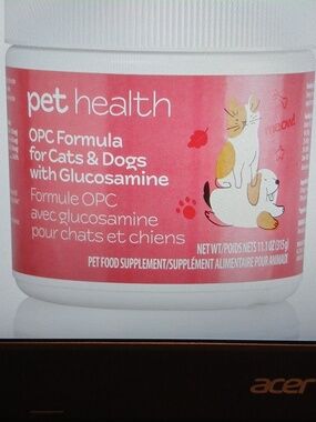 Pet Health OPC Glucosamine Supplement for Cats & Dogs - Orange White